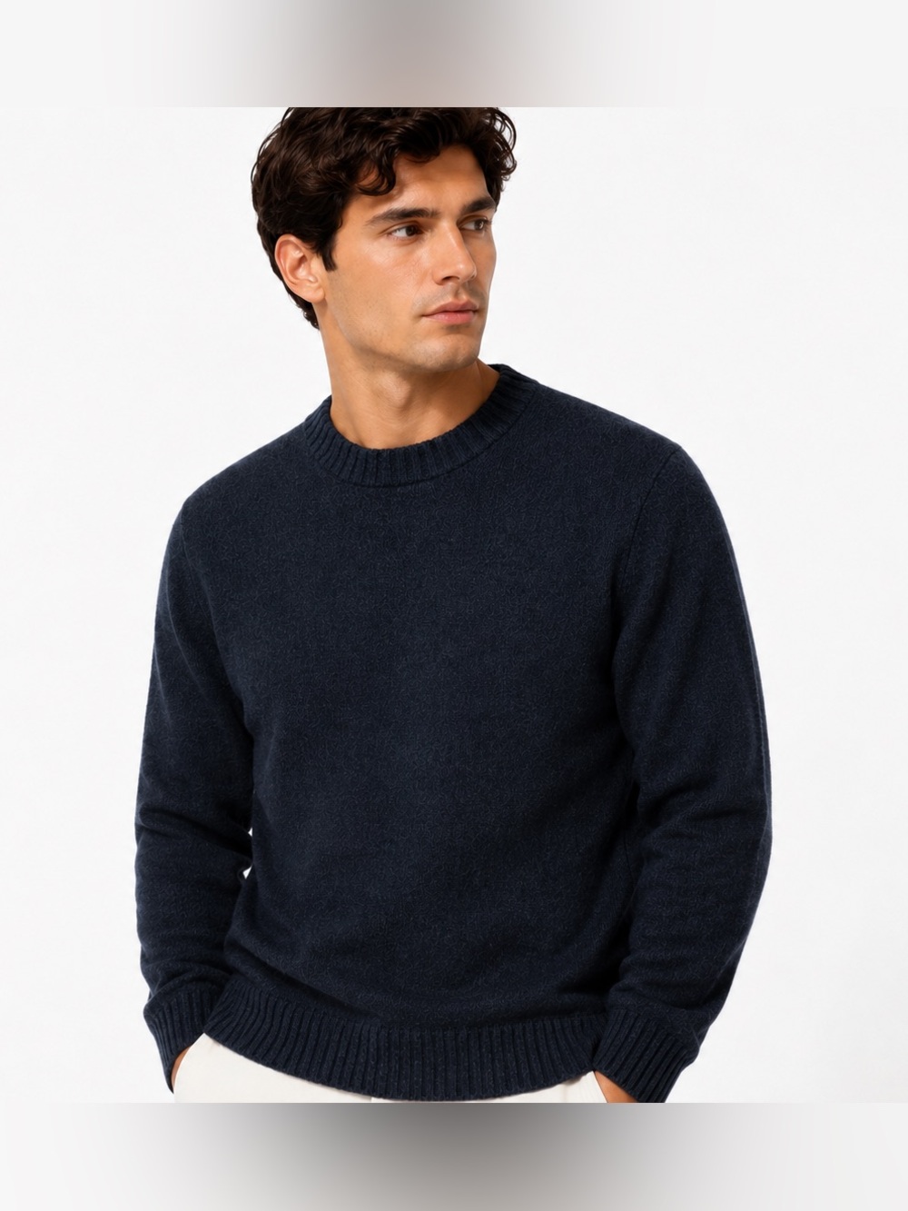 Taylor Stitch Men’s 100% Baby Yak Wool Crewneck Sweater Size 36 Charcoal